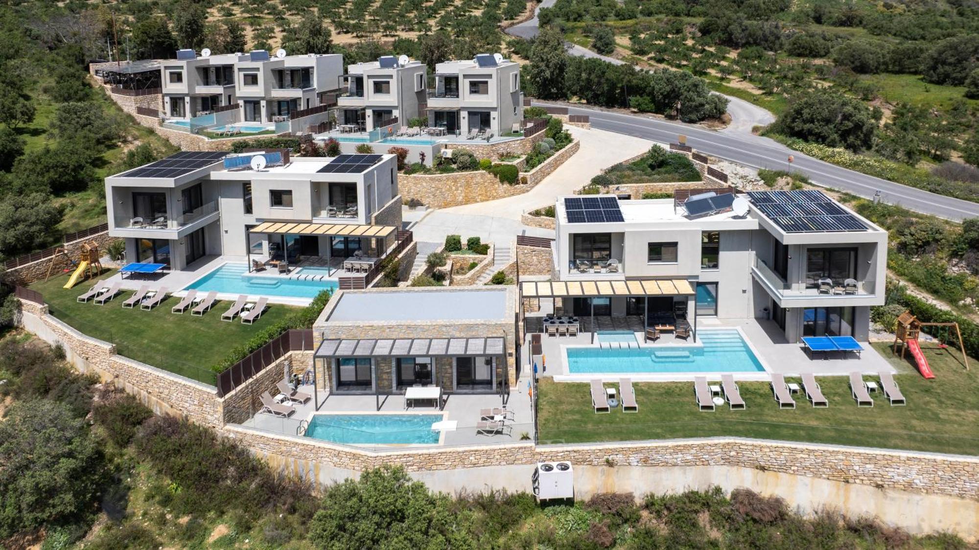 Porti Villas Aphrodite Aszómati Kültér fotó